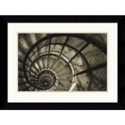 Christian Peacock 'Spiral Staircase in Arc de Triomphe' Framed Art Print