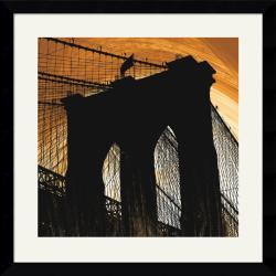 Erin Clark 'Brooklyn Glow' Framed Art Print
