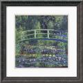 Claude Monet 'Water Lily Pond, 1899 (blue)' Framed Art Print