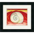 Georgia O'Keeffe 'Red Hills with White Shell, 1938 ' Framed Art Print