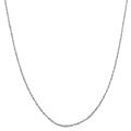 14k White Gold 18-inch Singapore Chain Necklace