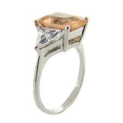 Sterling Silver Cubic Zirconia Ring (Size 7)
