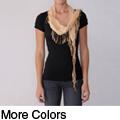 Hailey Jeans Co. Pretty Angel Lace Detail Scarf