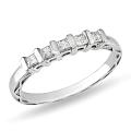 14k White Gold 1/4ct TDW Diamond Anniversary Ring (G-H, I2-I3)