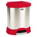 Rubbermaid 23-gallon Step-on Oval Stainless Steel Container