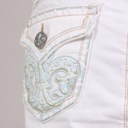 Laguna Beach Women's 'Redondo Beach' White Denim Mini Skirt 