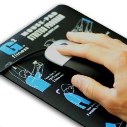 Blue TRAINERmat Mouse Pad