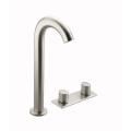 Kohler K-10094-9-BN Vibrant Brushed Nickel Oblo Tall Widespread Lavatory Faucet