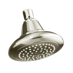 Kohler K-13137-SN Vibrant Polished Nickel Pinstripe Single-Function Showerhead
