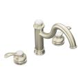 Kohler K-12230-BN Vibrant Brushed Nickel Fairfax High Spout Kitchen Sink Faucet With Lever Handles