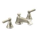 Kohler K-13132-4A-BN Vibrant Brushed Nickel Pinstripe Pure Widespread Lavatory Faucet With Lever Handles