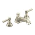 Kohler K-13132-4B-BN Vibrant Brushed Nickel Pinstripe Widespread Lavatory Faucet With Lever Handles