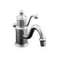Kohler K-139-BN Vibrant Brushed Nickel Antique Single-Hole Lavatory Faucet With Lever Handle
