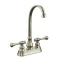 Kohler K-16112-4A-BN Vibrant Brushed Nickel Revival Entertainment Sink Faucet With Traditional Lever Handles