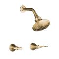 Kohler K-16214-4-BV Vibrant Brushed Bronze Revival Shower Faucet With Scroll Lever Handles And Standard Showerarm And Flange