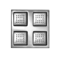 Kohler K-8031-CP Polished Chrome Watertile Square Rain Overhead Showering Panel