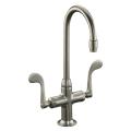 Kohler K-8761-BN Vibrant Brushed Nickel Essex Entertainment Sink Faucet With ...