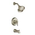 Kohler K-T10581-4-BV Vibrant Brushed Bronze Bancroft Rite-Temp Pressure-Balancing Bath And Shower Faucet Trim With Diverter Spou