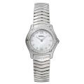 Ebel Women's 'Classic Wave' Stainless Steel Quartz Diamond Watch