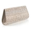 Hand-embroidered Silver Beaded Handbag (India)