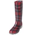 Read what I have to say before you buy Plaid kilt Towel Adi Designs Women's Plaid Rain Boots