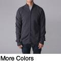Gioberti by Boston Traveler Men's Zipper Front Ribbed Sweater