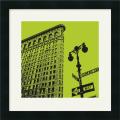 Erin Clark 'Acid Flatiron' Framed Art Print