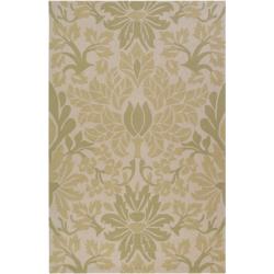 Hand-hooked Bliss Off-white Floral Rug (5' x 8')