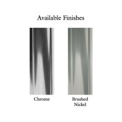 DreamLine Aqua Lux 45x72 Clear Glass and Brushed Nickel Shower Door 