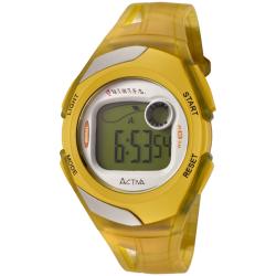 Activa Women's Yellow Digital Multi-Function Watch