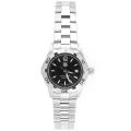Tag Heuer Women's Aquaracer 300M Stainless Steel Black Dial Watch