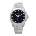 Gucci Men's Timeless Stainless Steel Automatic Black Dial Watch