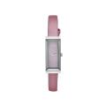 Gucci Women's Timeless Pink Satin Mirror Dial Watch
