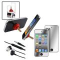 3-piece Mirror LCD Cover/ iPlunge/ Headset for Apple iPod Touch 4