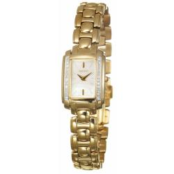 Seiko Women's 'Diamond' Goldplated Steel Quartz Watch