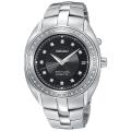 Seiko Women's 'Arctura' Stainless Steel Kinetic Watch