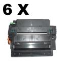 HP Q6511X High Yield Black Laser Toner (Pack of 6) (Refurbished)