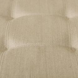 Brighton Sand Linen Storage Ottoman