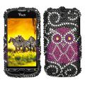 Premium HTC myTouch 4G Owl Rhinestone Case