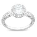 Sterling Silver Cubic Zirconia Engagement Ring