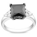 Sterling Silver Cubic Zirconia Engagement Ring