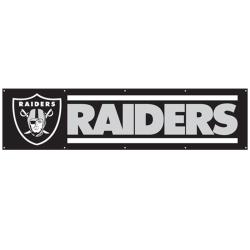Oakland Raiders 8-foot Nylon Banner