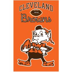 Cleveland Browns Elf Nylon Banner Flag