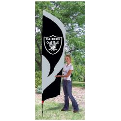 Oakland Raiders Tall Nylon Team Flag