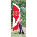 Nebraska Corn Huskers Tall Nylon Team Flag