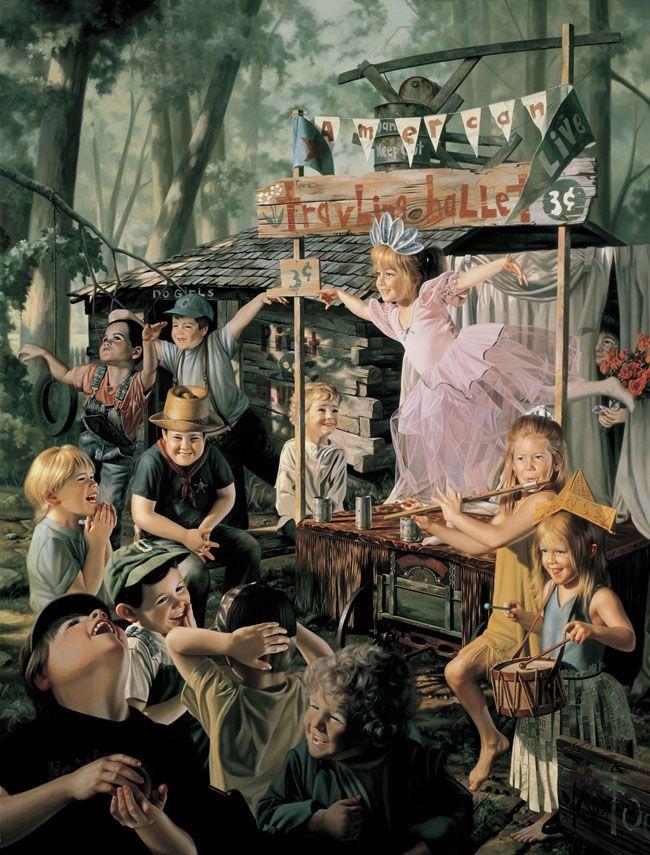 Bob Byerley 'Traveling Ballet' Gallery-wrapped Canvas Art