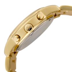 Invicta Women's 'Angel' White Pearlescent Dial 18k Goldplated Watch