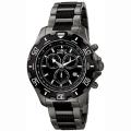 Invicta Men's 'Invicta II' Gunmetal Stainless Steel Chronograph Watch