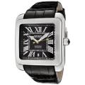Rotary Men's 'Editions' Black Dial Black Leather Strap Automatic Watch