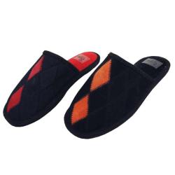 Women's Leather Patch House Slippers (Case of 24 Pairs)